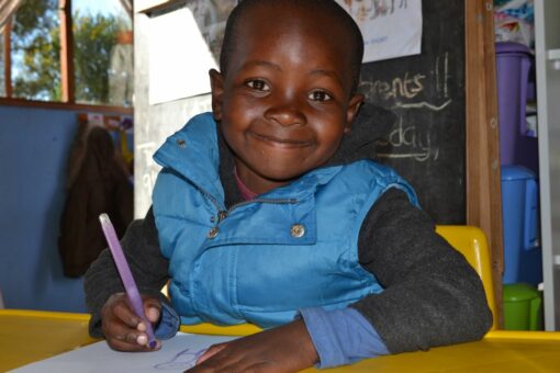 Lächelndes Kind - PATRIZIA Child Care Western Cape Südafrika